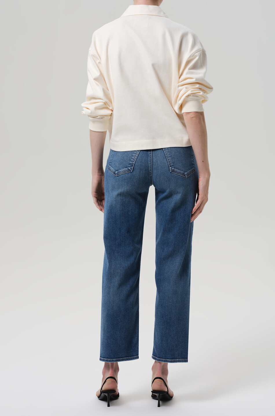 CITIZENS OF HUMANITY Jean droit en denim Palma Cooper Femme BLEU 3