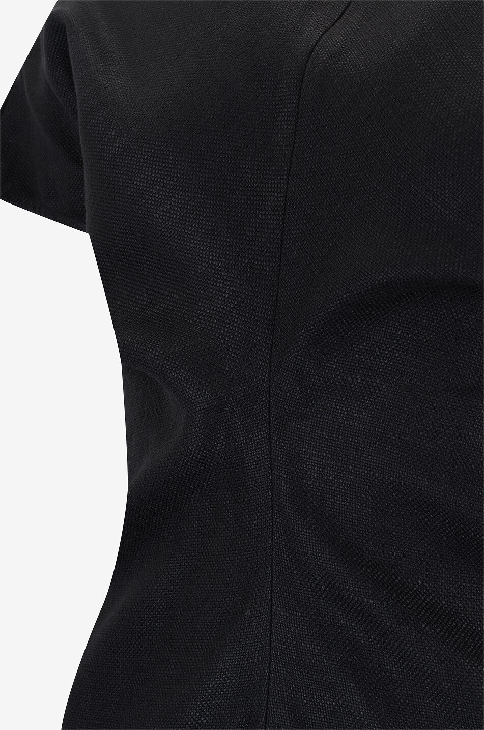 TOTEME Robe longue en toile à taille basse Femme NOIR 3