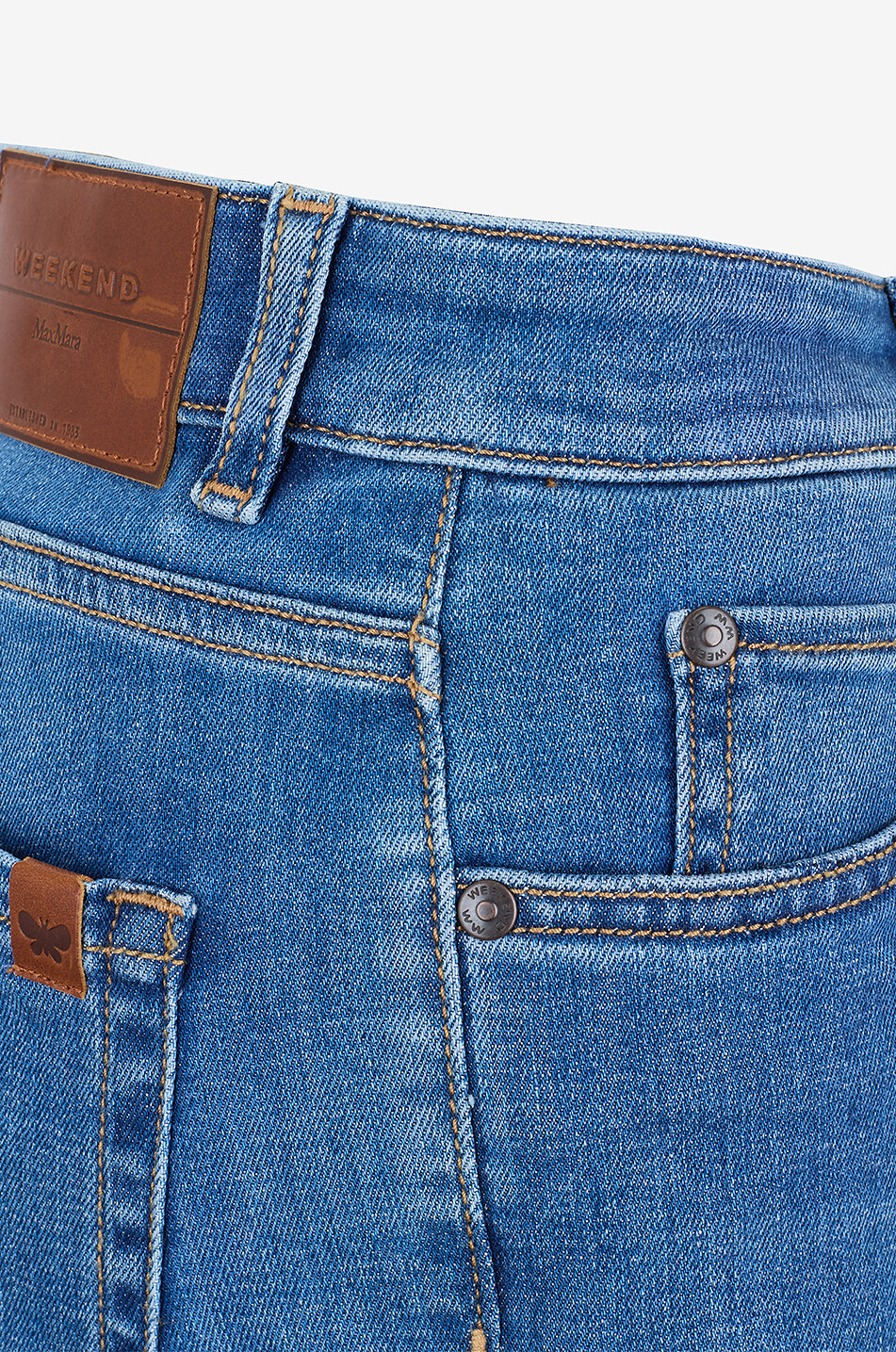 WEEKEND MAX MARA Jean bootcut en denim Rapallo Femme BLEU FONCE 3