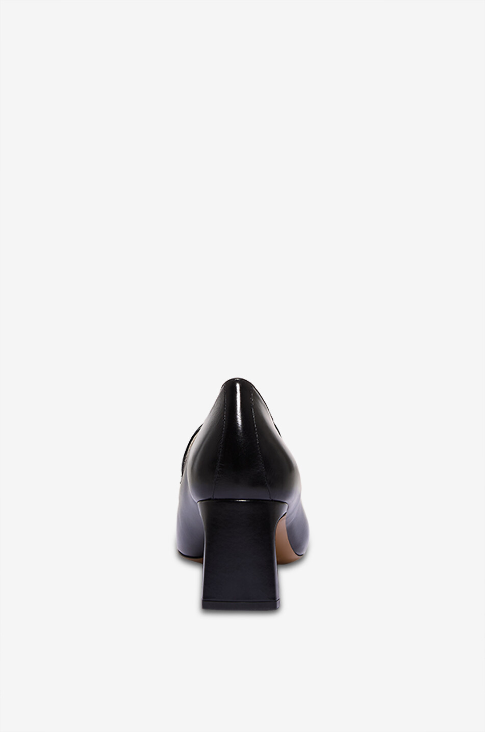 PHOEBE PHILO Club Loafer 60 smooth leather heeled loafers Women BLACK 4