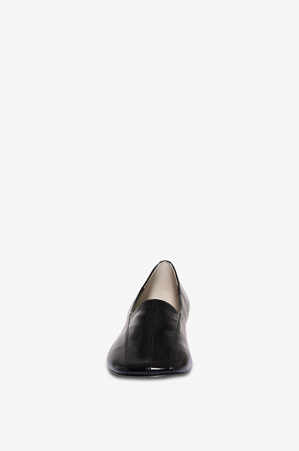 PHOEBE PHILO Club Slipper 30 shiny leather loafers Women BLACK 2