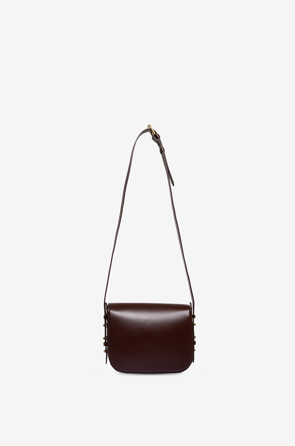 SOEUR Schultertasche aus Glattleder Bellissima Mini Damen DUNKELBRAUN 3