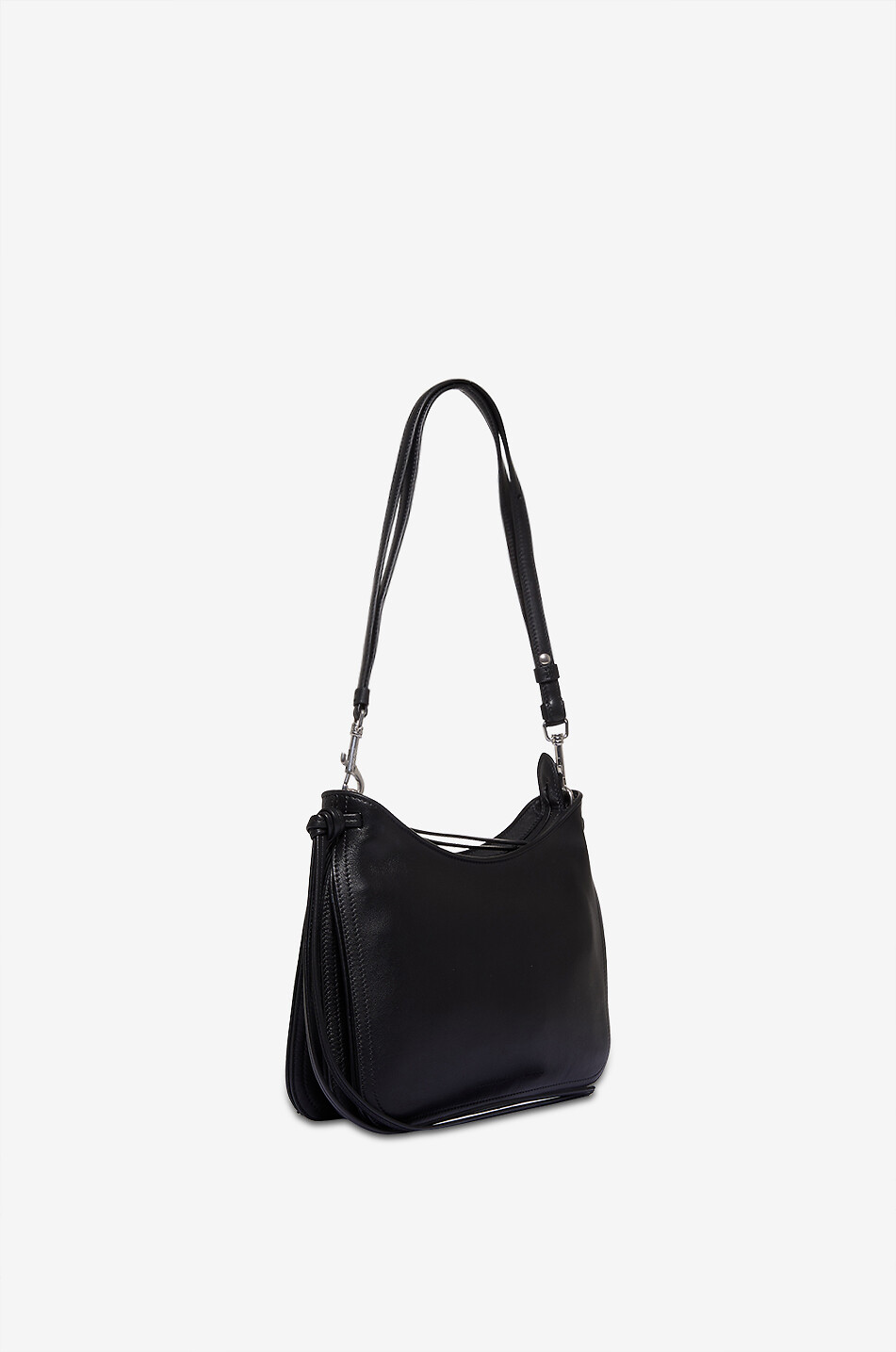 PHOEBE PHILO Gig Small smooth leather shoulder bag Women BLACK 2