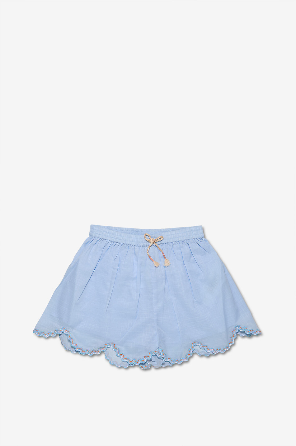 ZIMMERMANN Mädchen-Baumwollshorts Cascadian Ric Rac  HELLBLAU 1