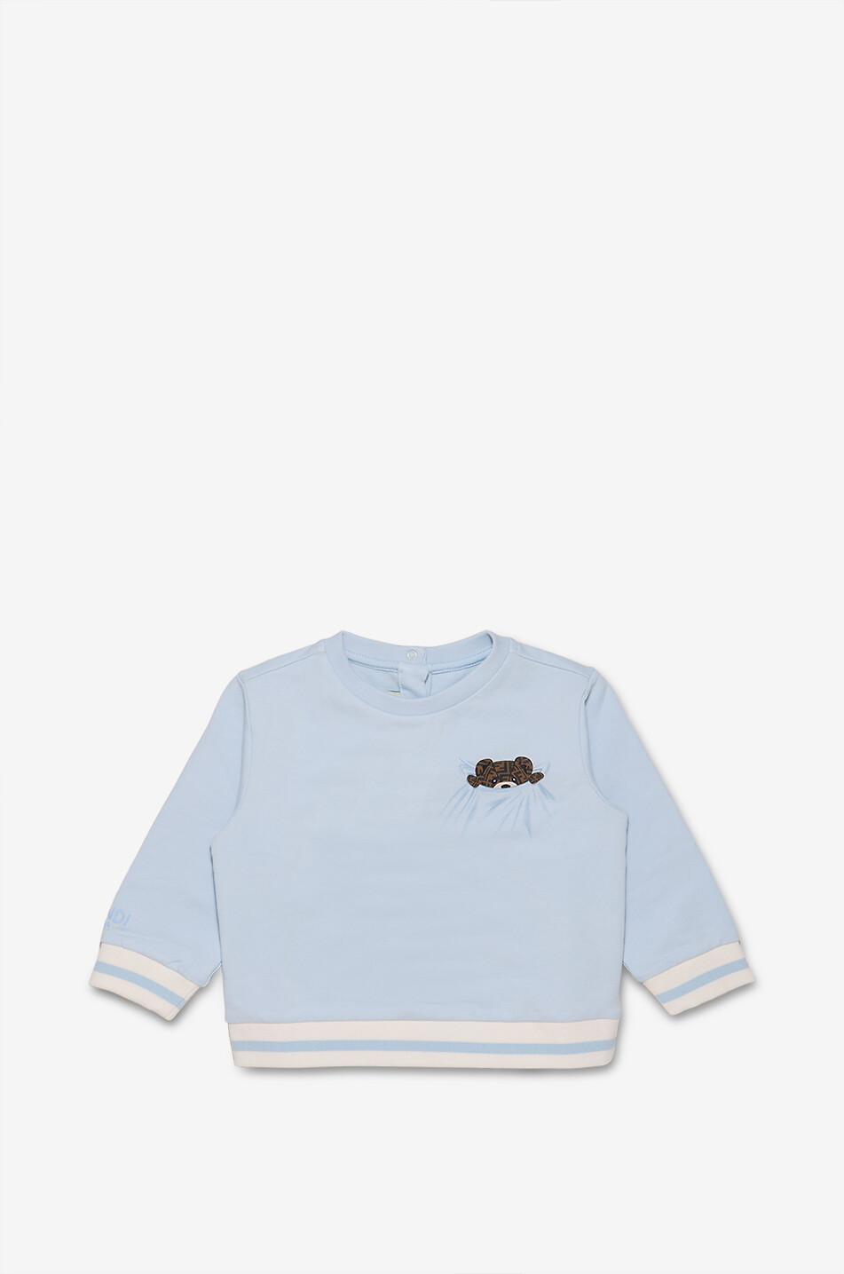 Sweat-shirt bébé à col rond Peekaboo Bear