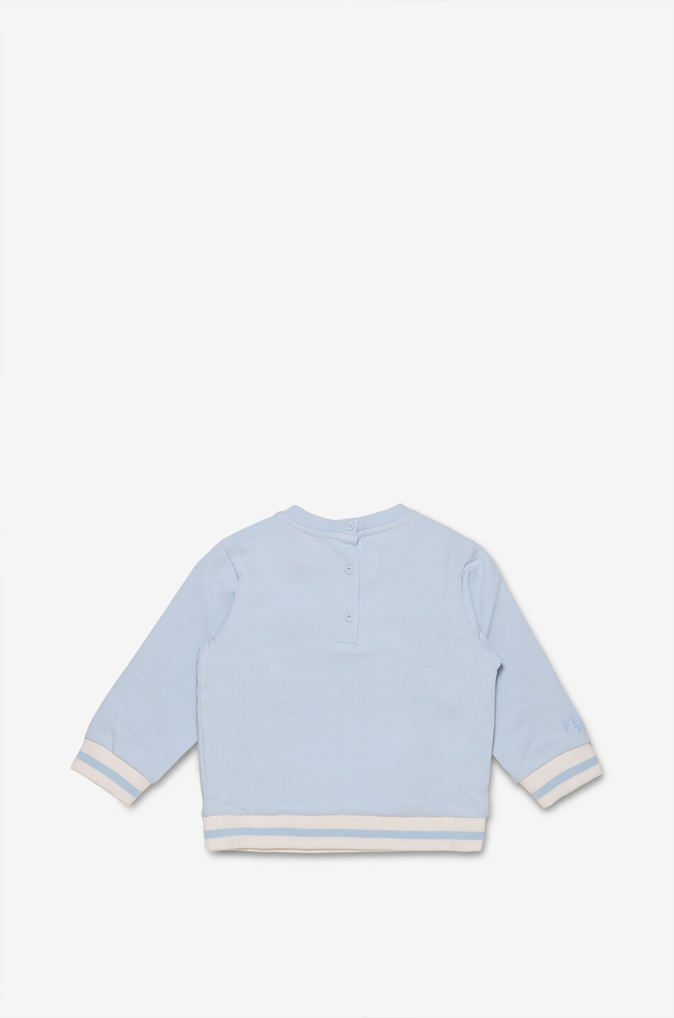 FENDI Sweat-shirt bébé à col rond Peekaboo Bear Bébé BLEU 2