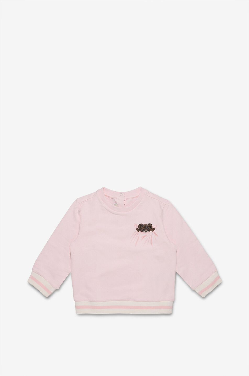Peekaboo Bear baby crewneck sweatshirt