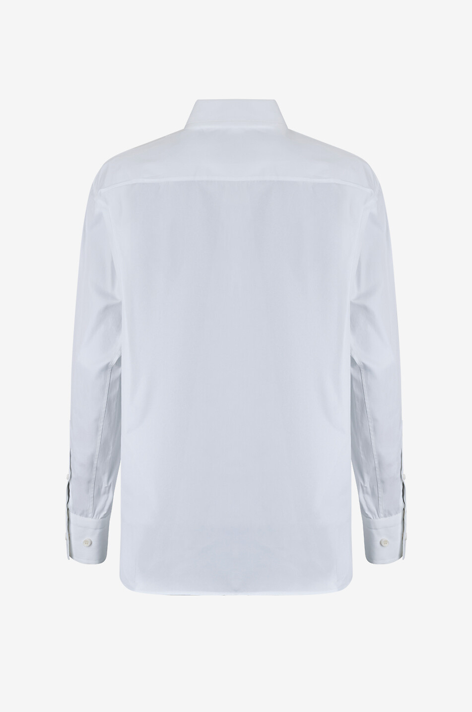 PHOEBE PHILO Sharp Collar poplin oversize shirt Women WHITE 2