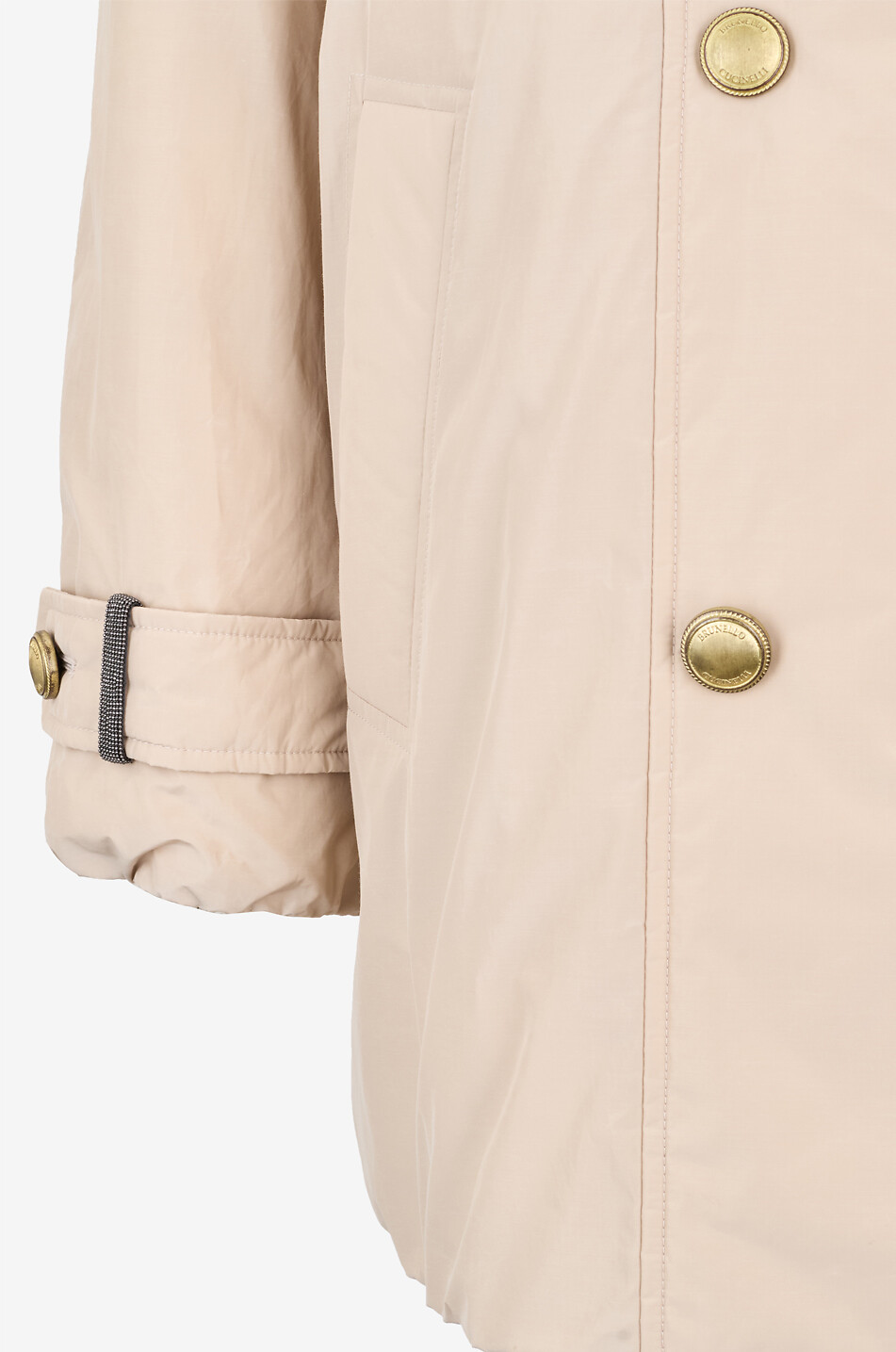 BRUNELLO CUCINELLI Doudoune ample esprit trench Femme Beige Foncé 3