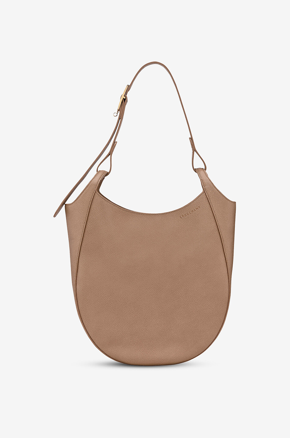 Sac porté épaule arrondi en cuir grainé Le Foulonné L