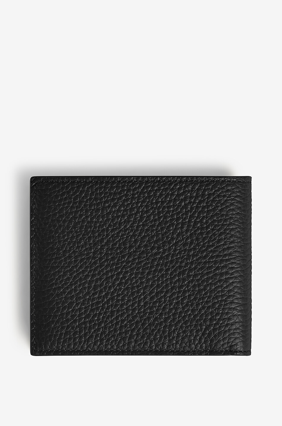Portefeuille en cuir Soft Grain 6cc Black