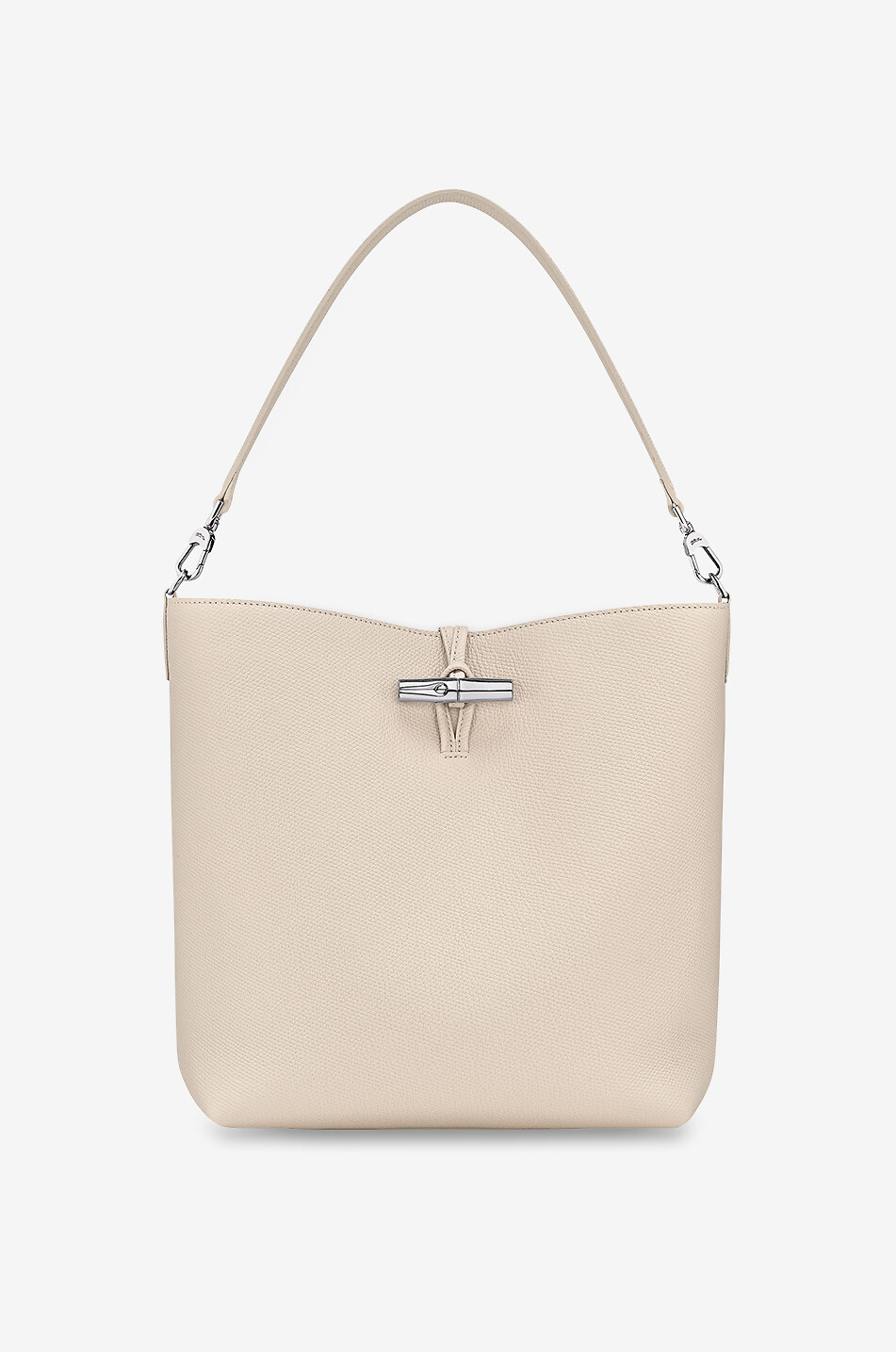 Le Roseau M grained leather shoulder bag
