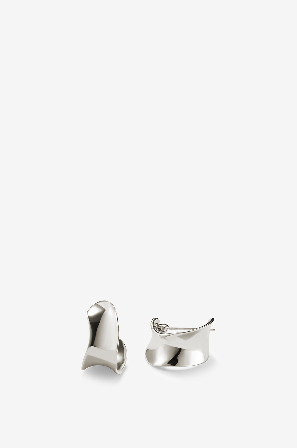 AGMES Mini créoles en argent Laila Femme ARGENT 2
