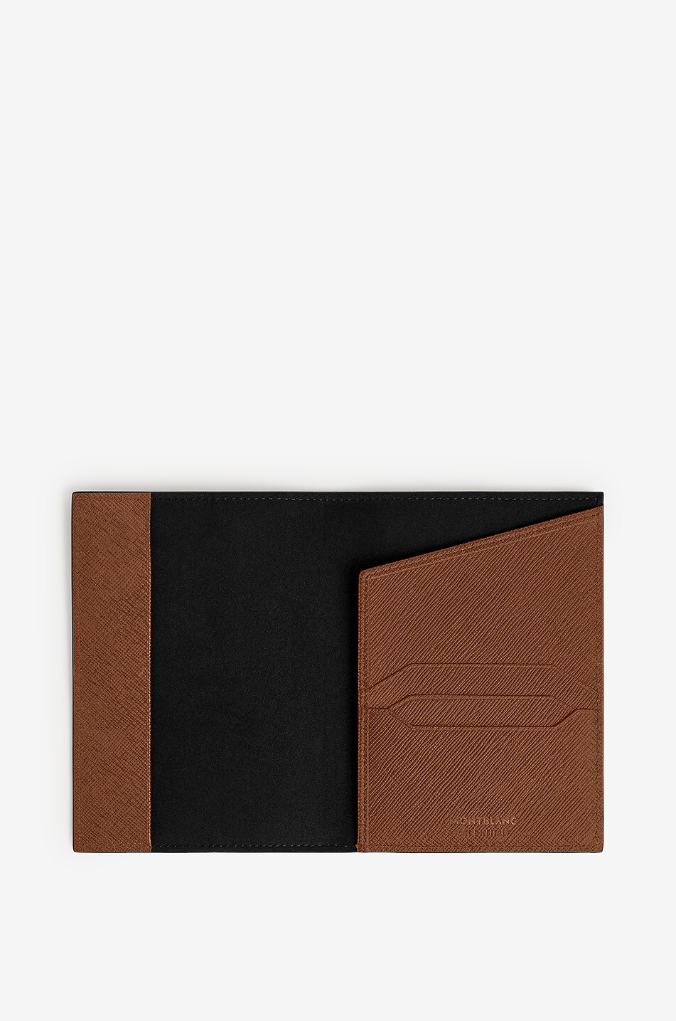 MONTBLANC Porte-Passeport en Cuir Sartorial Homme COGNAC 2