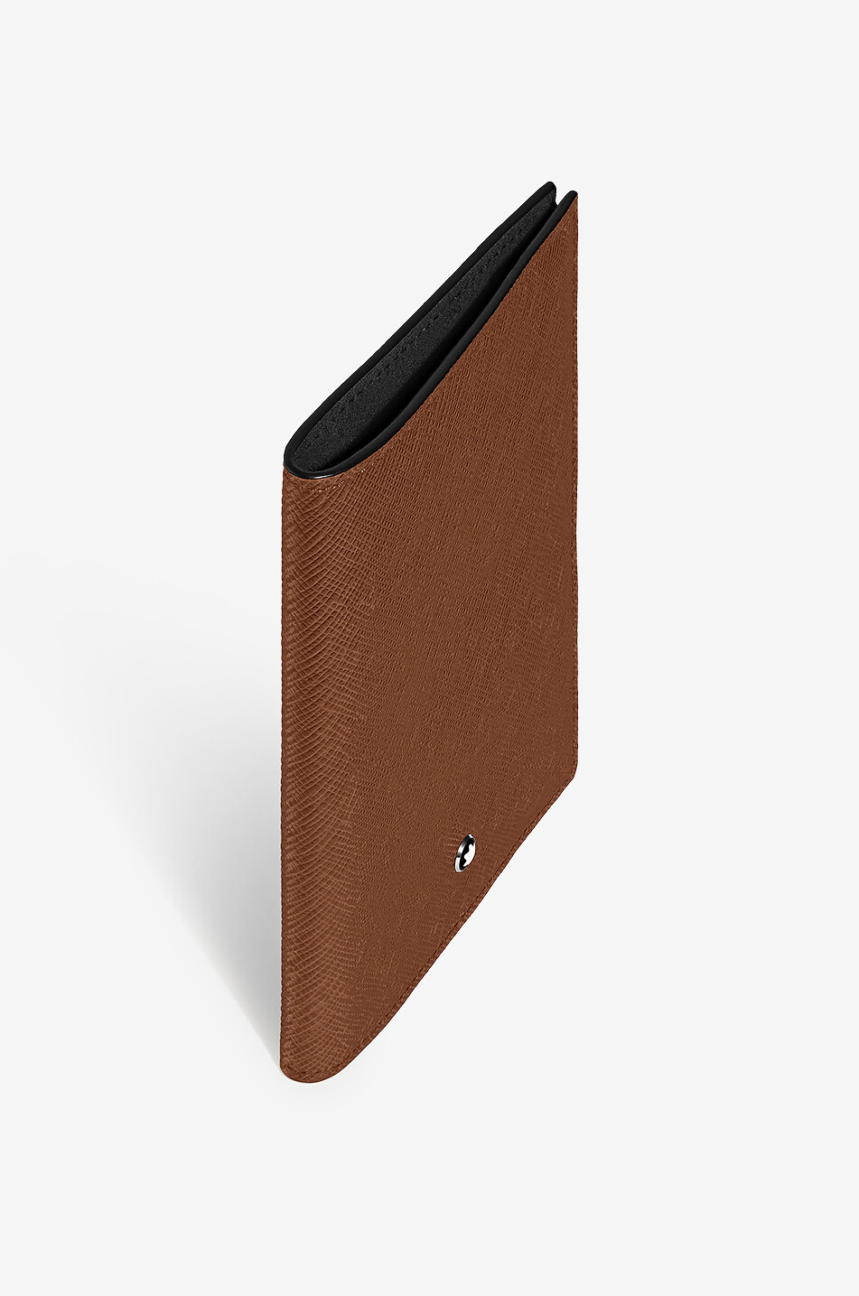 MONTBLANC Porte-Passeport en Cuir Sartorial Homme COGNAC 4