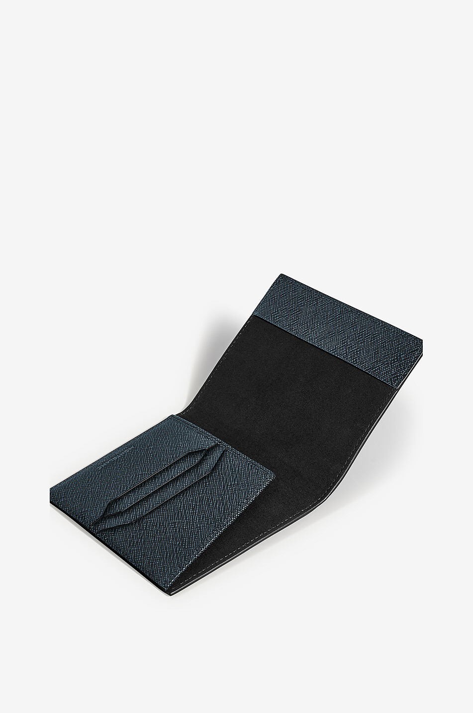 MONTBLANC Porte-Passeport en Cuir Sartorial Homme BLEU FONCE 5