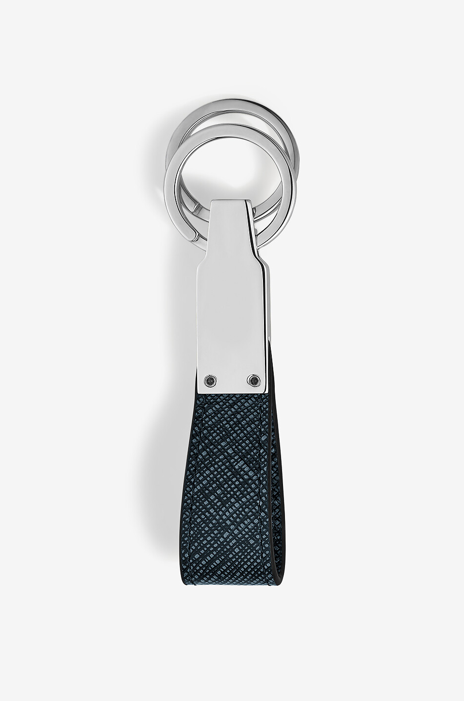 MONTBLANC Sartorial loop key fob Men DARK BLUE 1