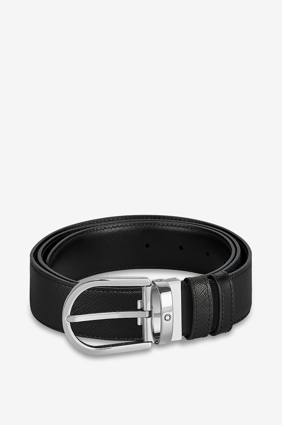 Ceinture Réversible Horseshoe 35 mm en Cuir Sartorial