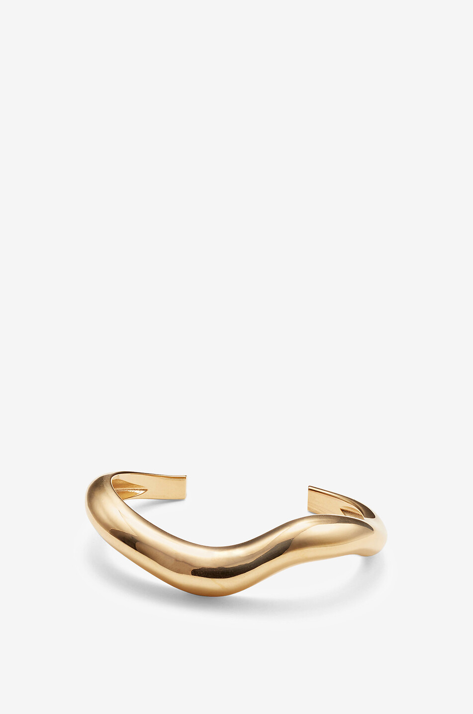 Manschette aus goldenem Silber Astrid Medium