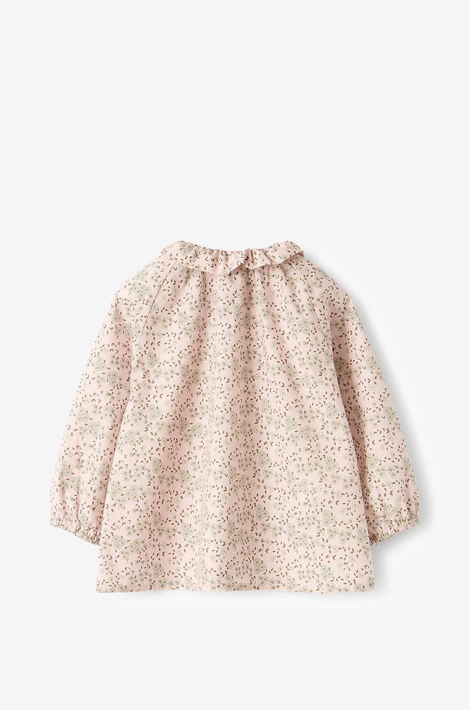 IL GUFO Floral baby cotton blouse Baby PINK 2