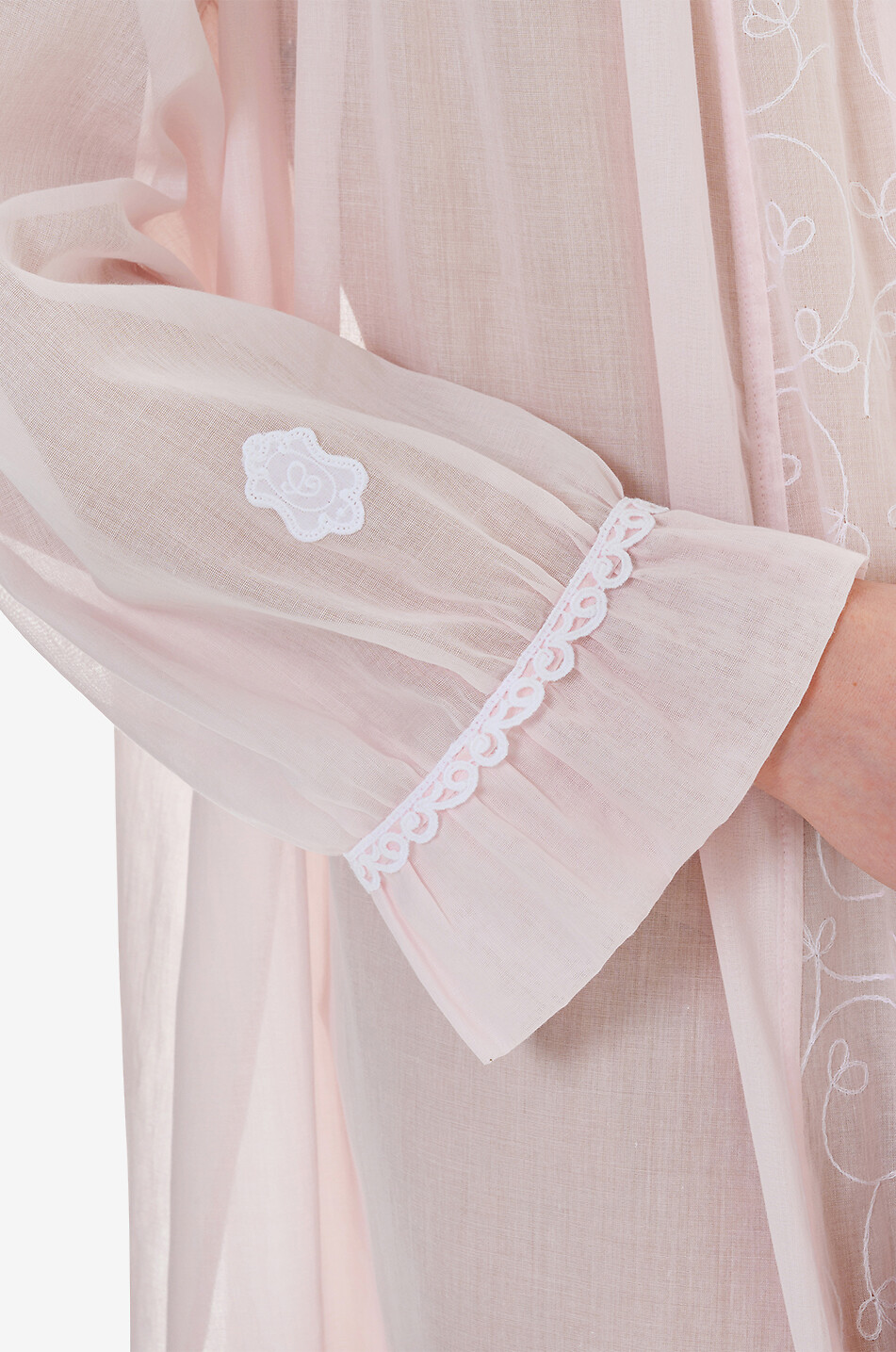 CELESTINE Chemise de nuit en coton à col bateau Anissa Femme ROSE 5