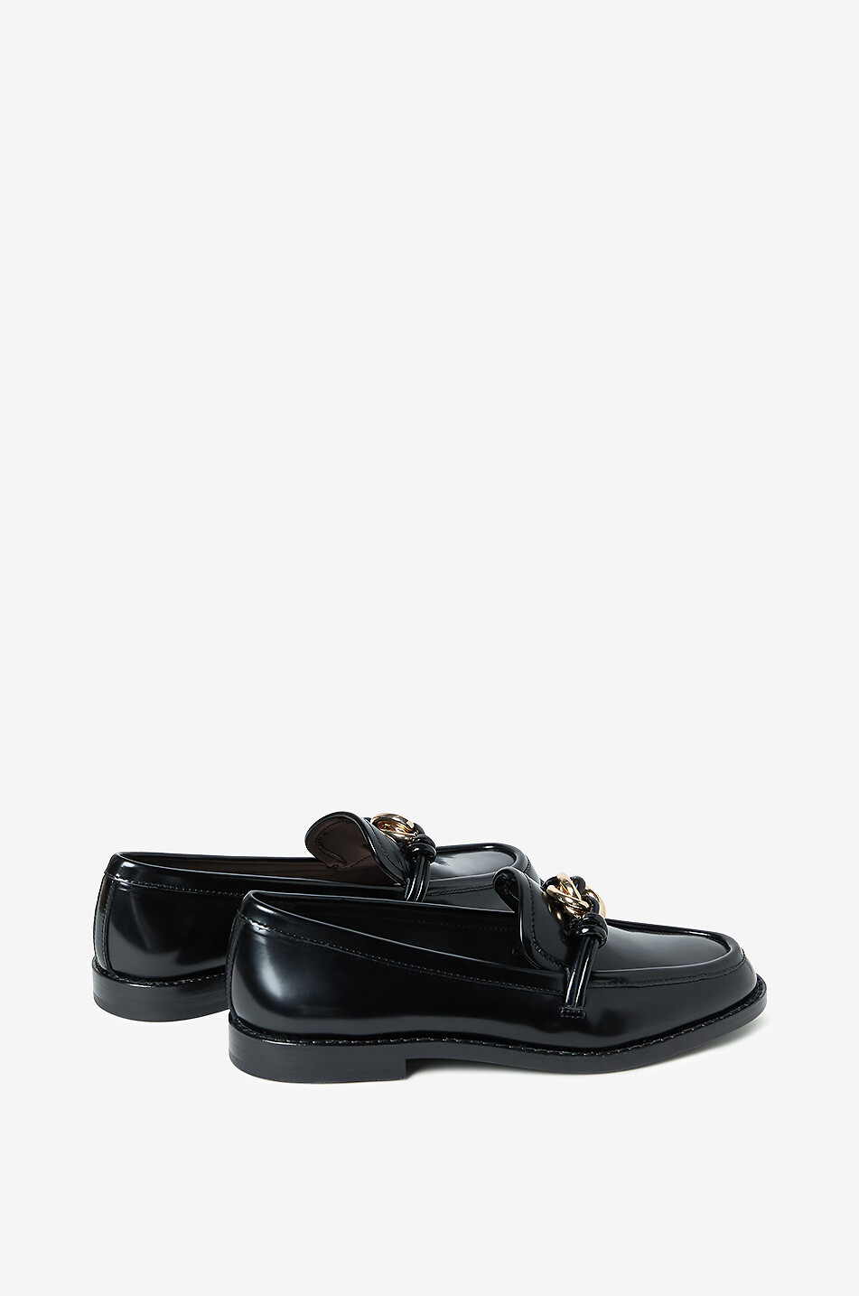 LOEFFLER RANDALL Roma patent leather loafers Women BLACK 5