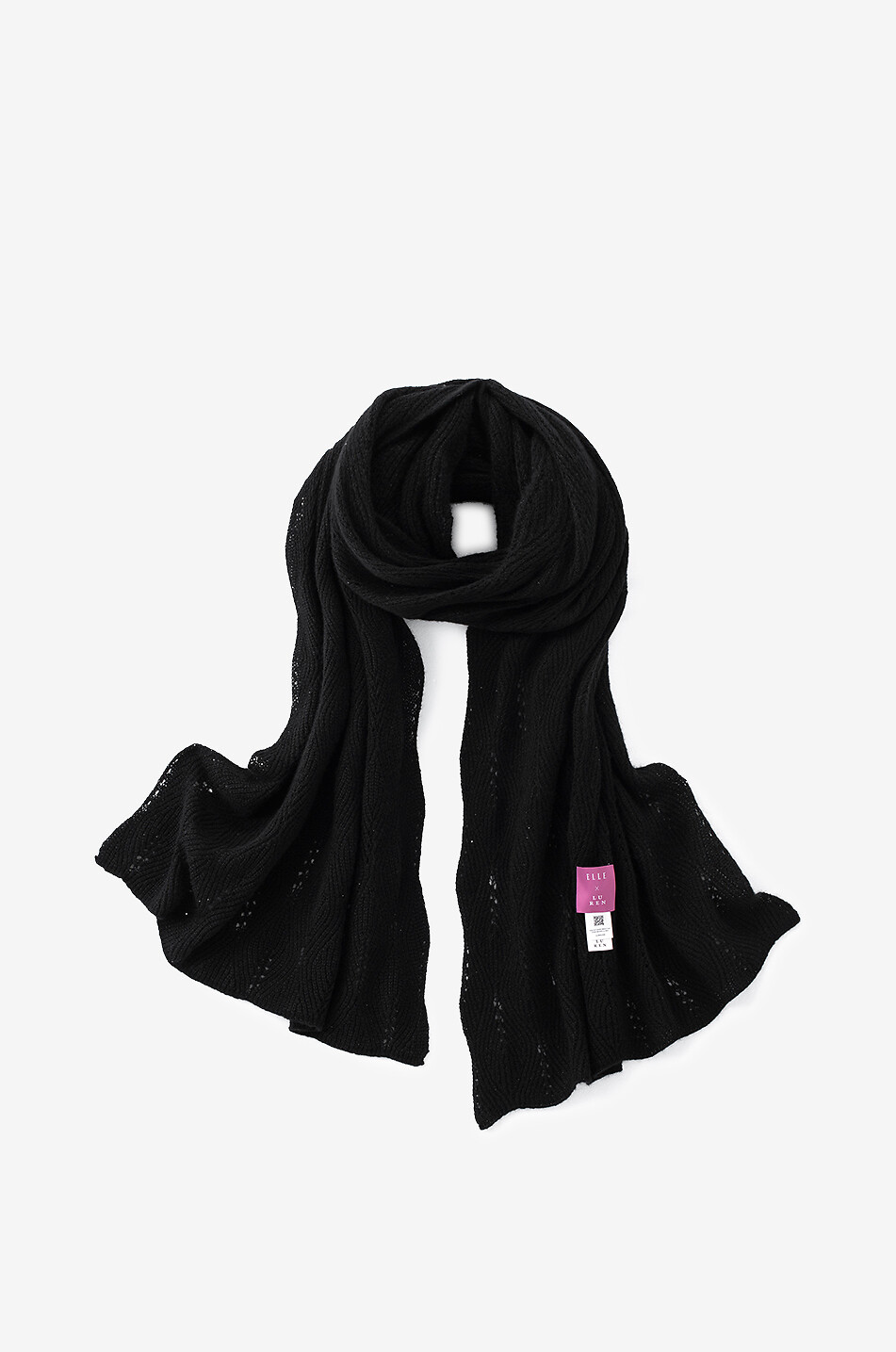 Maxi-Zopfstrickschal aus Kaschmir und Seide Maree