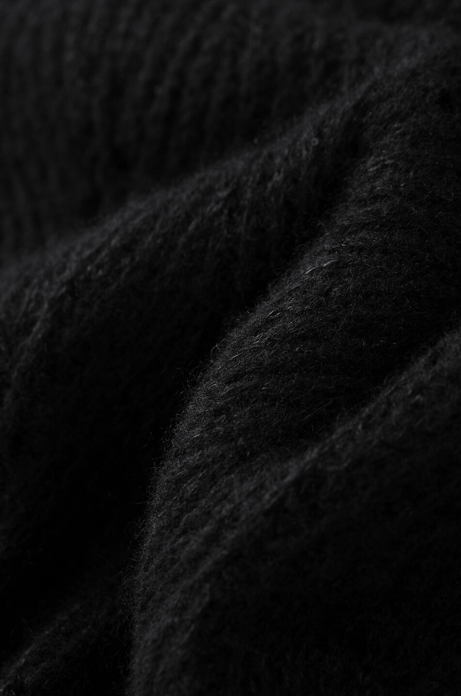 LU REN Maxi-Zopfstrickschal aus Kaschmir und Seide Maree Damen SCHWARZ 3