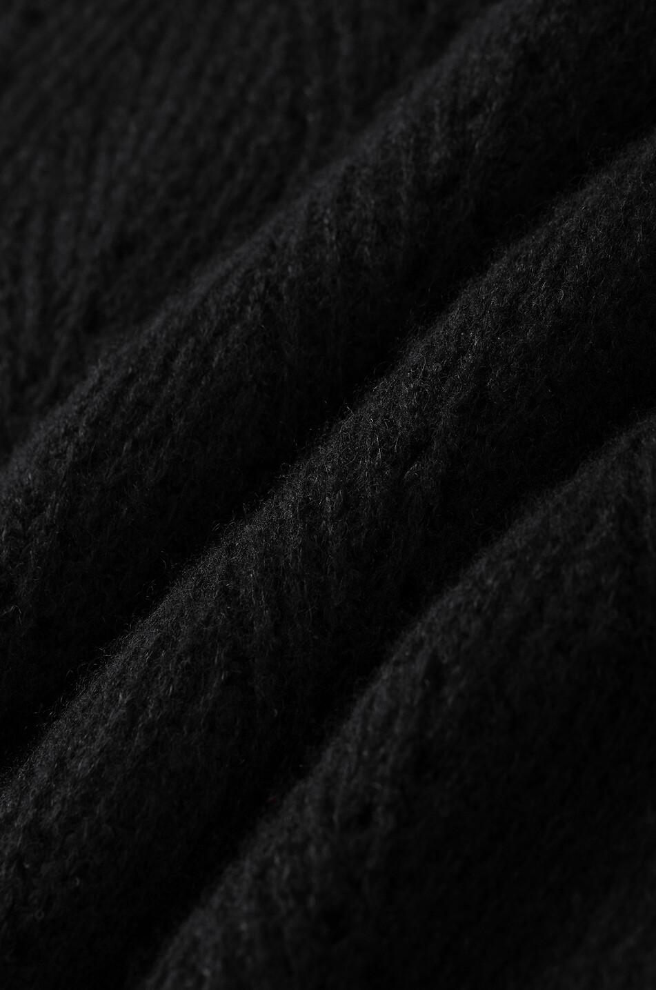 LU REN Maxi-Zopfstrickschal aus Kaschmir und Seide Maree Damen SCHWARZ 4