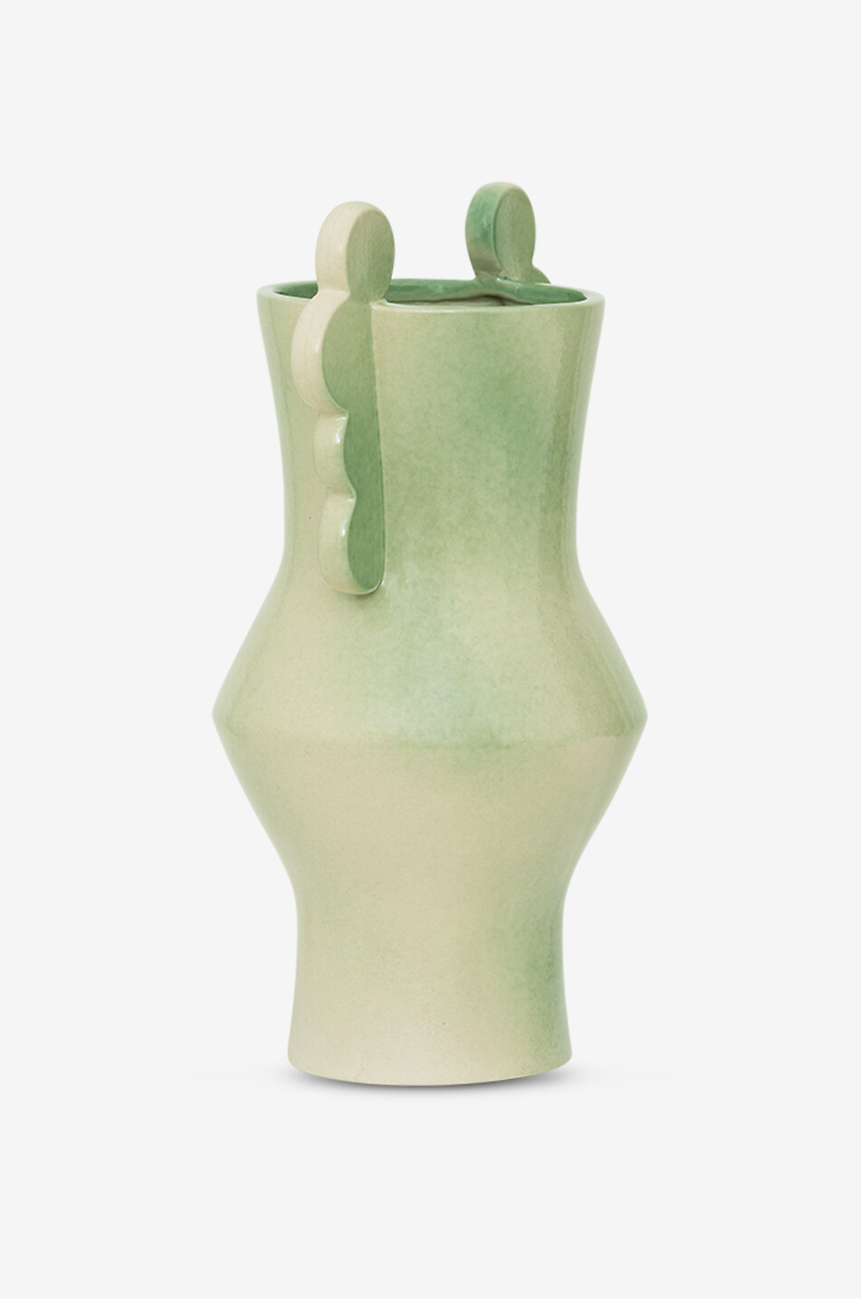 URBAN NATURE CULTURE AMSTERDAM Circulo ceramic and glass vase Home LIGHT GREEN 2