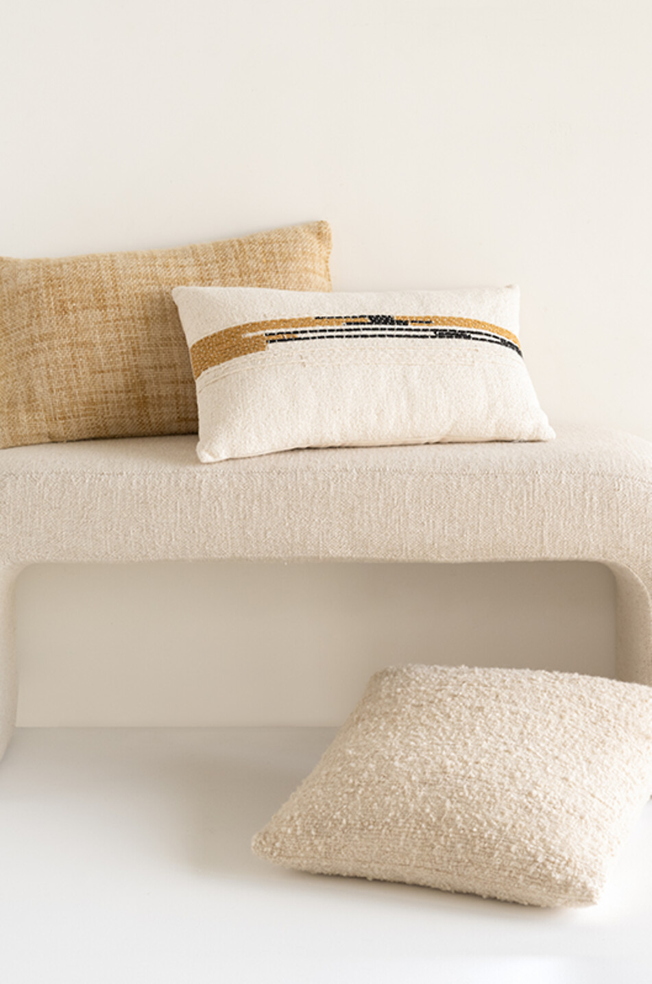 URBAN NATURE CULTURE AMSTERDAM Erto wool cushion Home [akeneo-beigefonce] 3