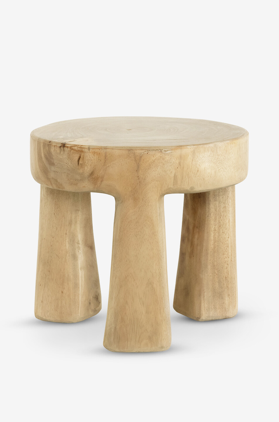 URBAN NATURE CULTURE AMSTERDAM Donna s mahogany wooden stool Home LIGHT BROWN 2