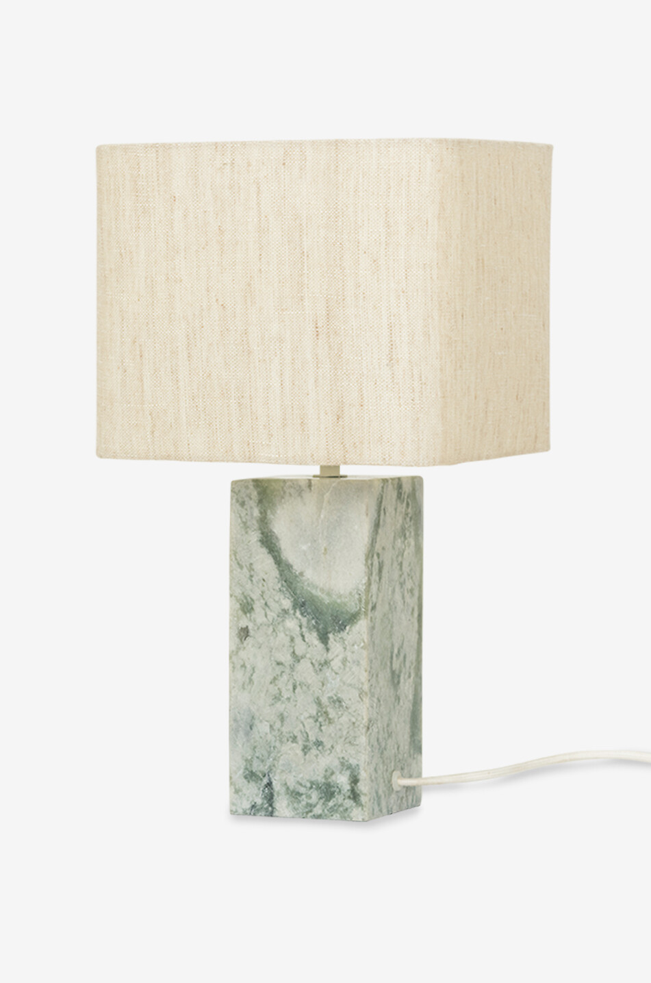 URBAN NATURE CULTURE AMSTERDAM Lampe de table en marbre et lin Suvi Maison VERT CLAIR 2