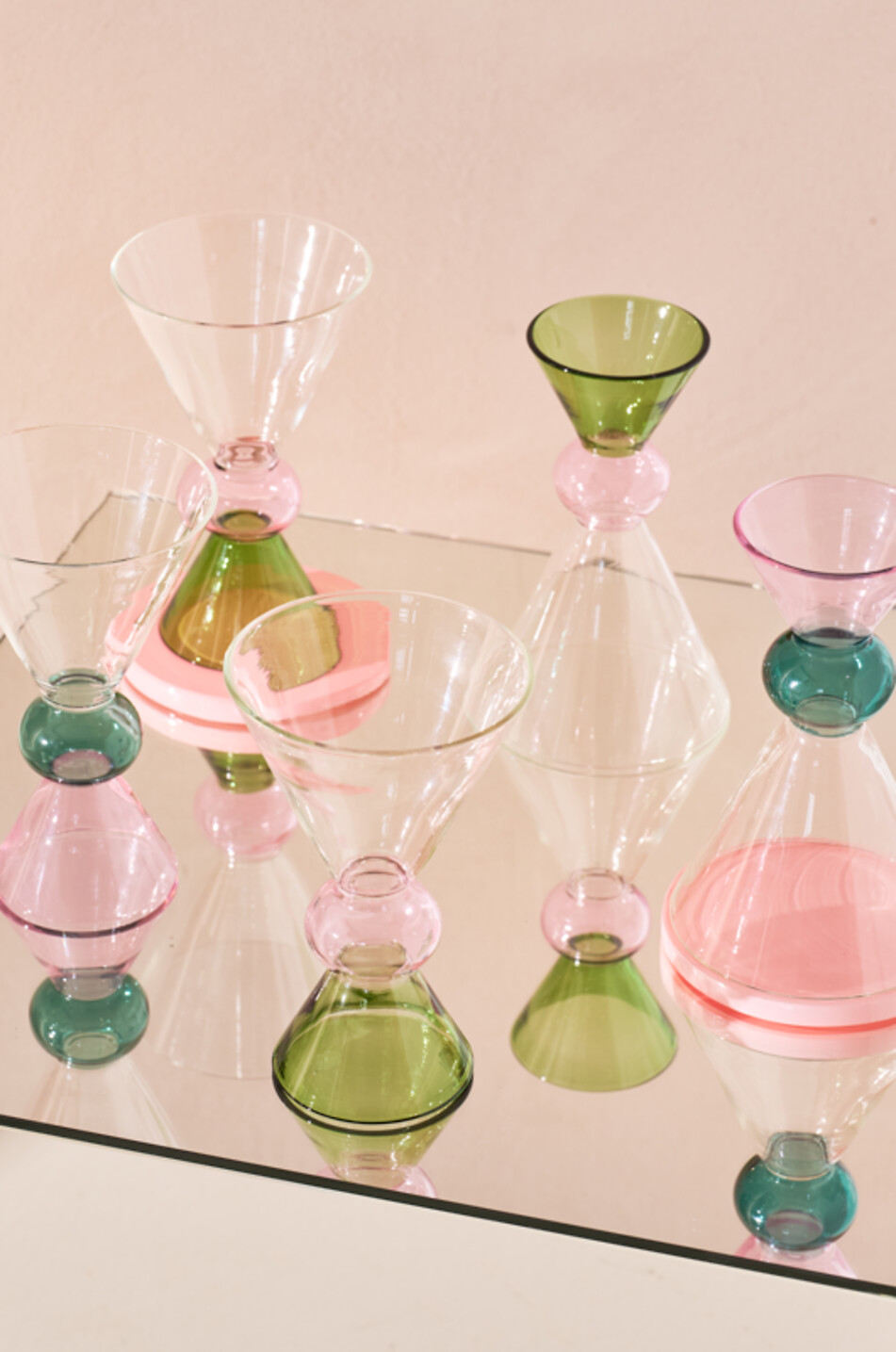 URBAN NATURE CULTURE AMSTERDAM Ayo borosilicate glass wine goblet Home MULTI COLOURED 2