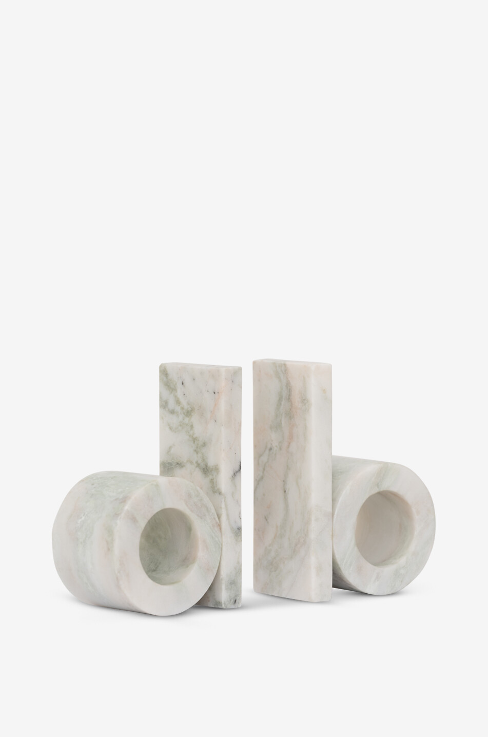 URBAN NATURE CULTURE AMSTERDAM Orlin set of 2 marble bookends Home MULTI COLOURED 2