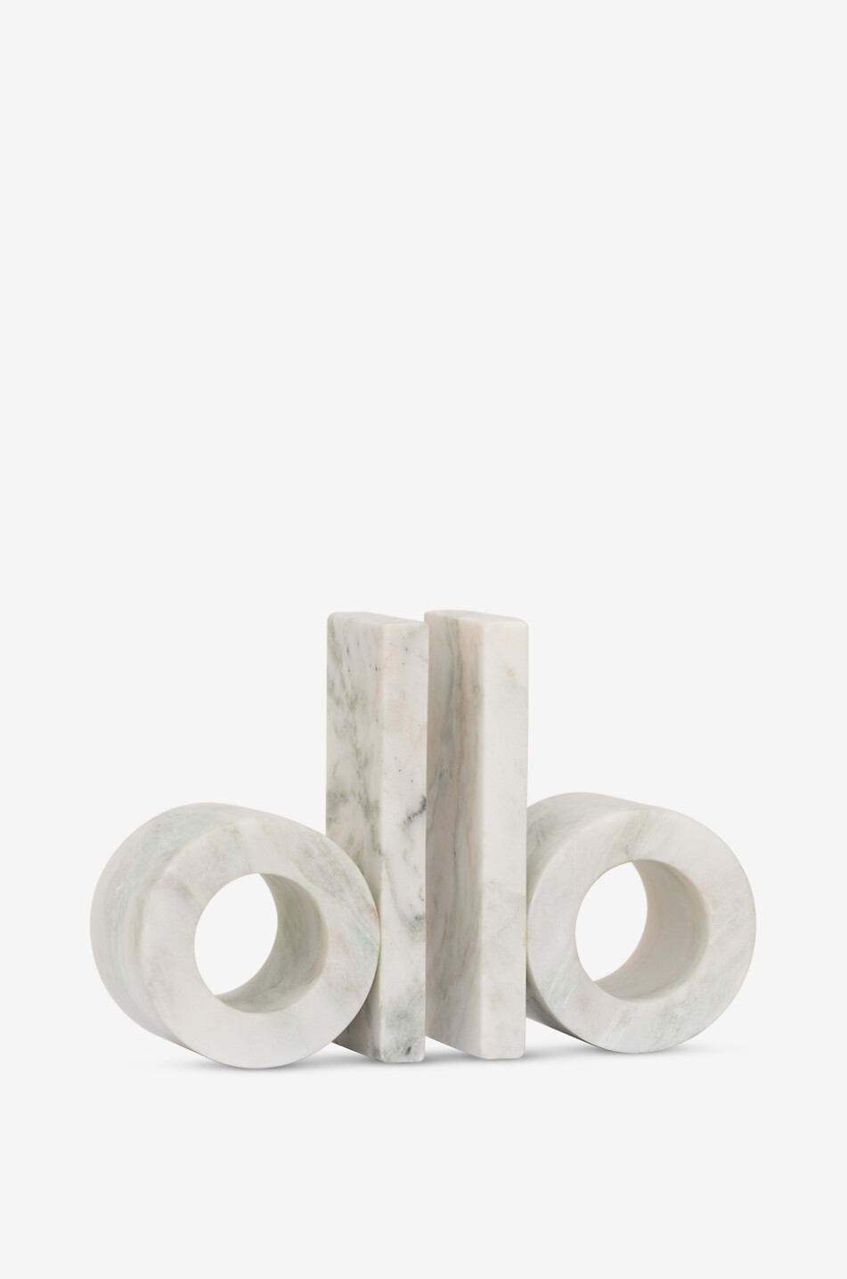 URBAN NATURE CULTURE AMSTERDAM Orlin set of 2 marble bookends Home MULTI COLOURED 4