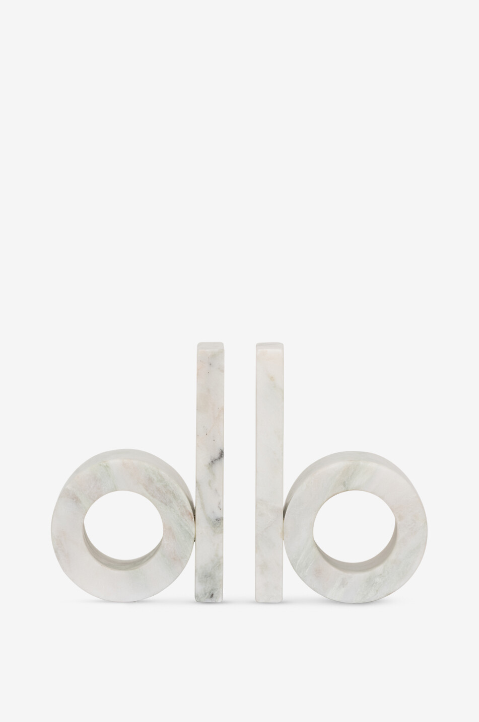Orlin set of 2 marble bookends