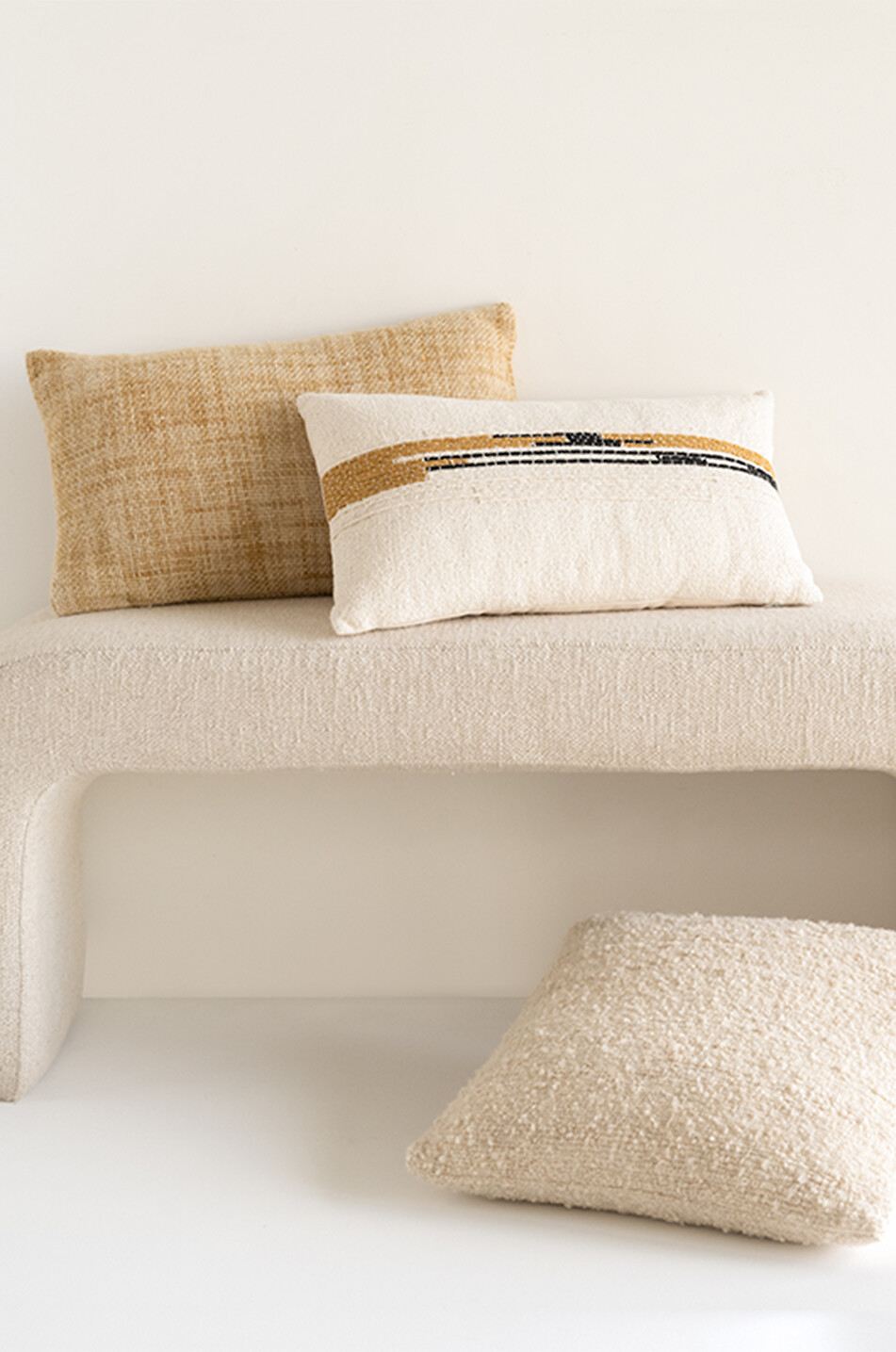 URBAN NATURE CULTURE AMSTERDAM Arch cotton bench Home EGGSHELL 3
