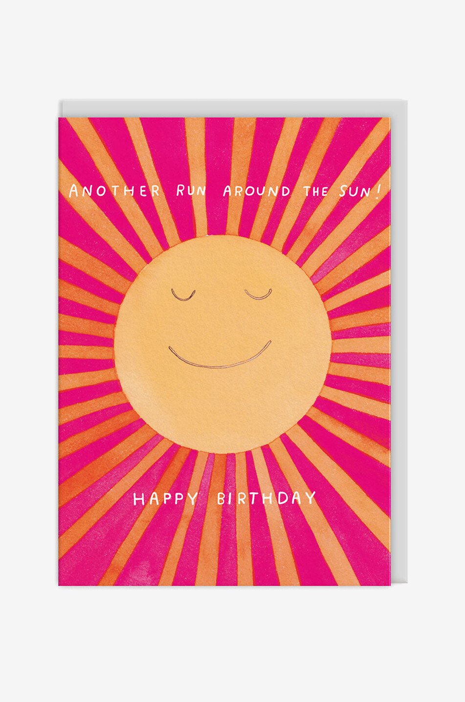 OHH DEER Carte de vœux Run Around The Sun Birthday Card Maison MULTICOLORE 1