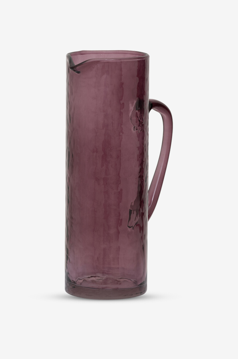 URBAN NATURE CULTURE AMSTERDAM Carafe en verre recyclé Hammered Maison VIOLET 3