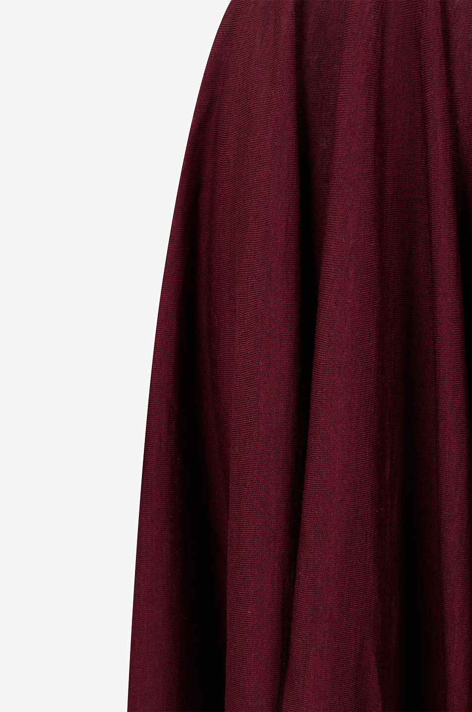 ALAÏA Fine-gauge knit skater mini dress in merino wool Women PURPLE 3