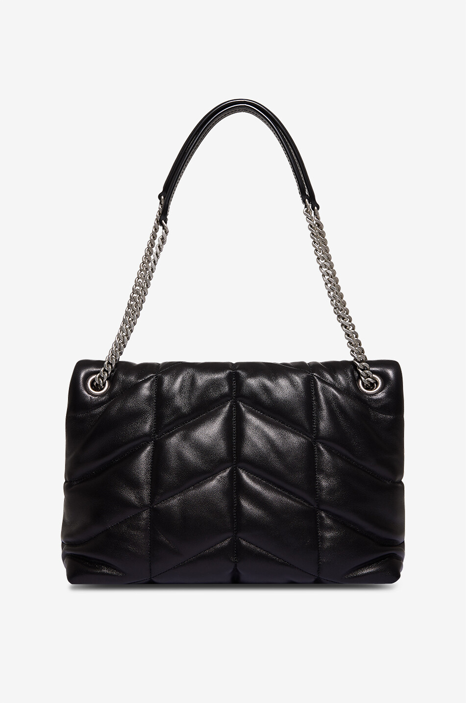 Schultertasche aus gestepptem Nappaleder Loulou Puffer Medium