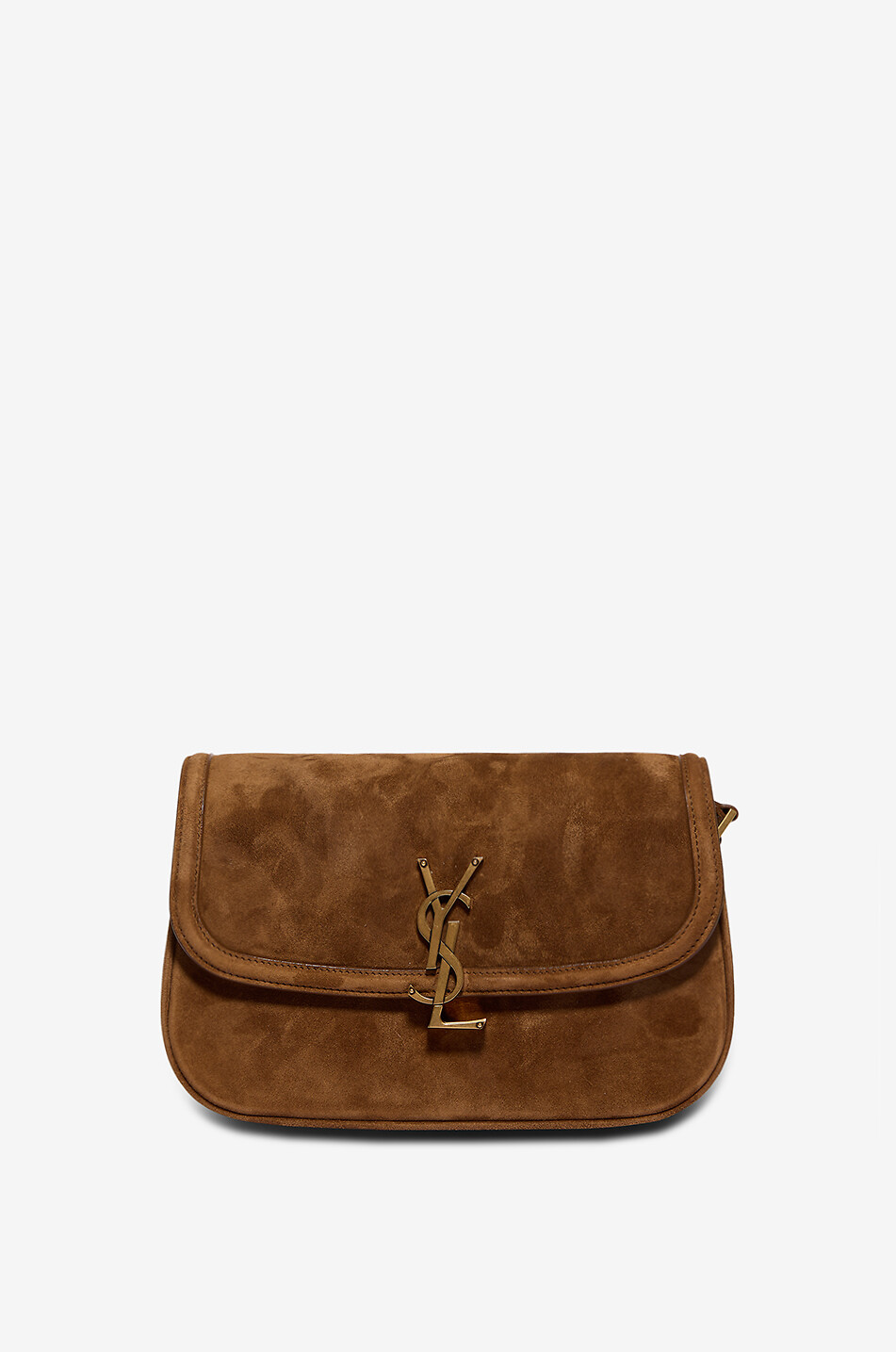 Sac porté épaule en daim Solferino Medium