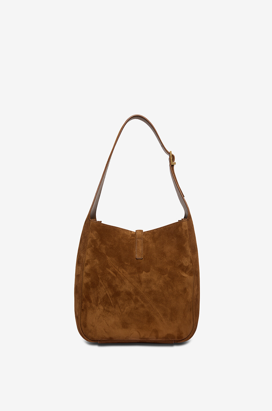 SAINT LAURENT PARIS Le 5 à 7 Small suede shoulder bag Women COGNAC 3