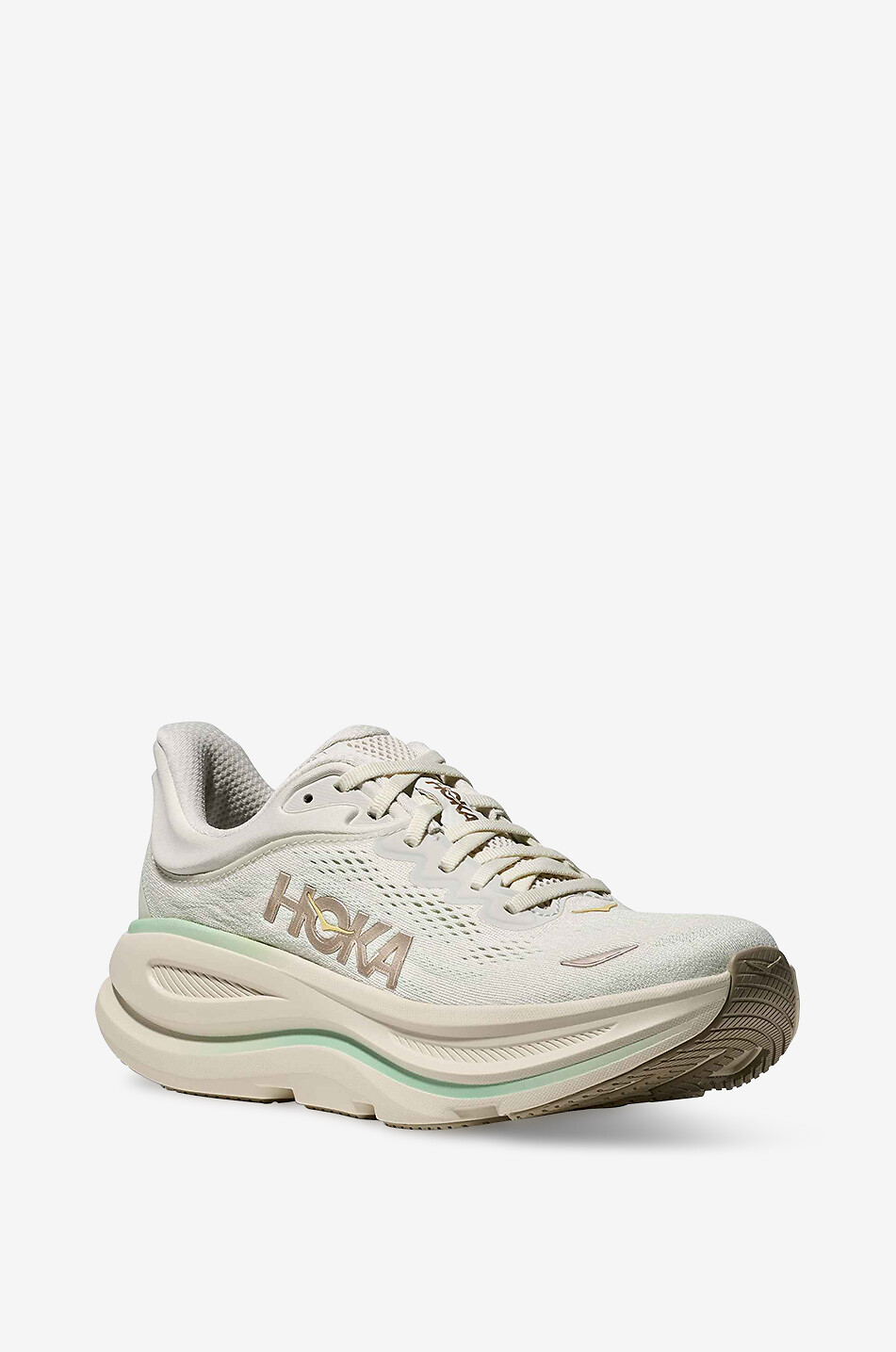 HOKA ONE Baskets de course Bondi 9 Femme BEIGE 1
