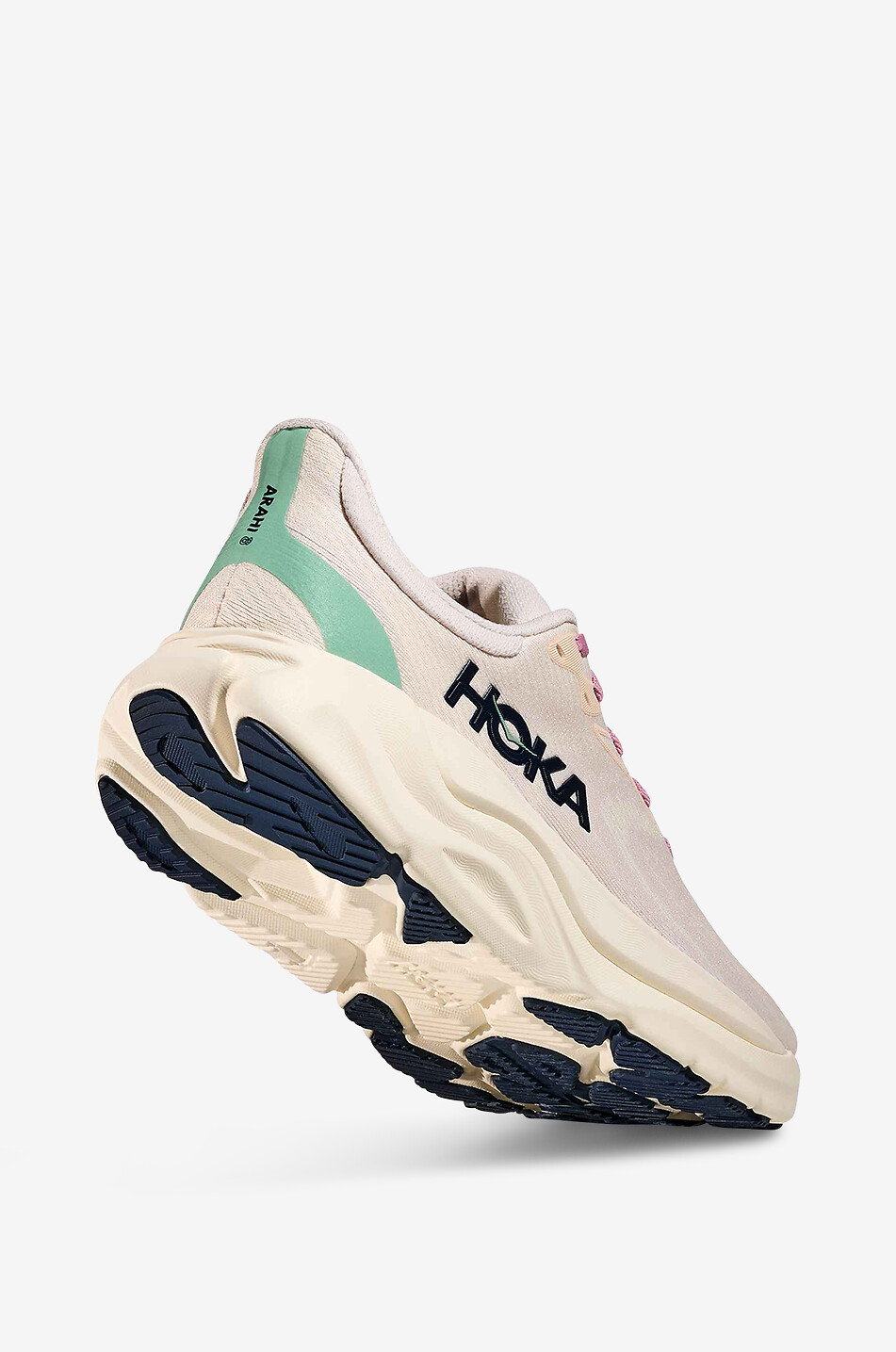 HOKA ONE Arahi 8 textured sole running shoes Women LIGHT PINK 5