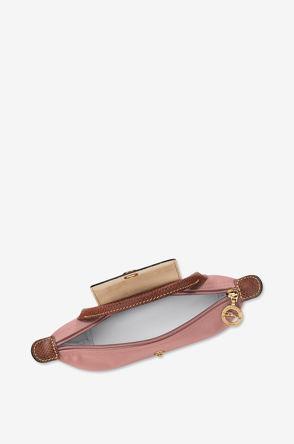 LONGCHAMP Le Pliage Original cosmetic pouch with handle Women LIGHT PINK 5