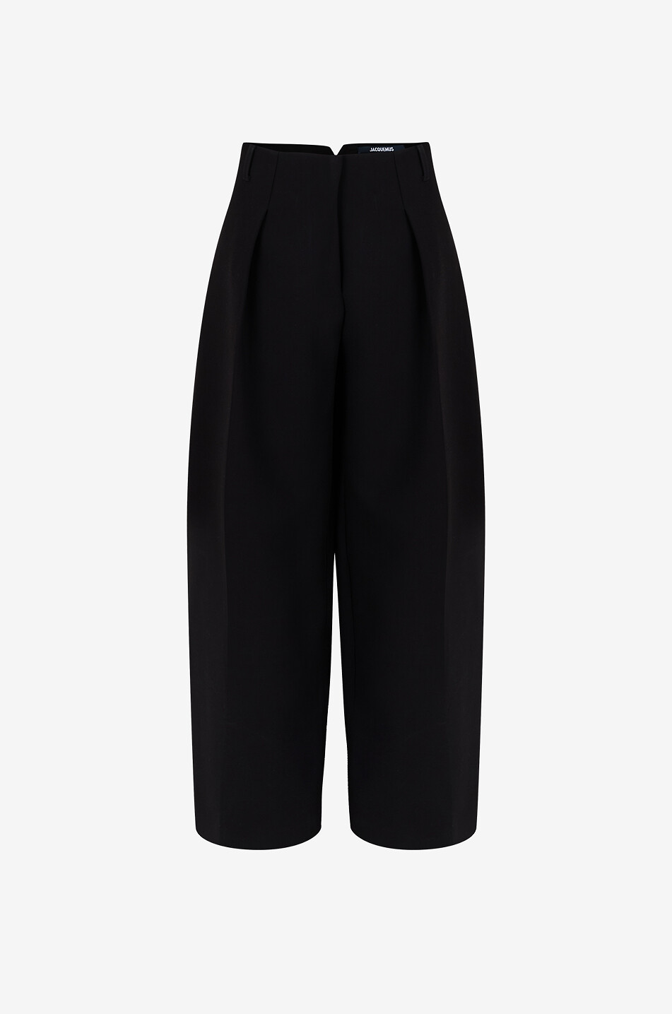 JACQUEMUS Abgerundete dicke Hose Le pantalon Ovalo Damen SCHWARZ 1