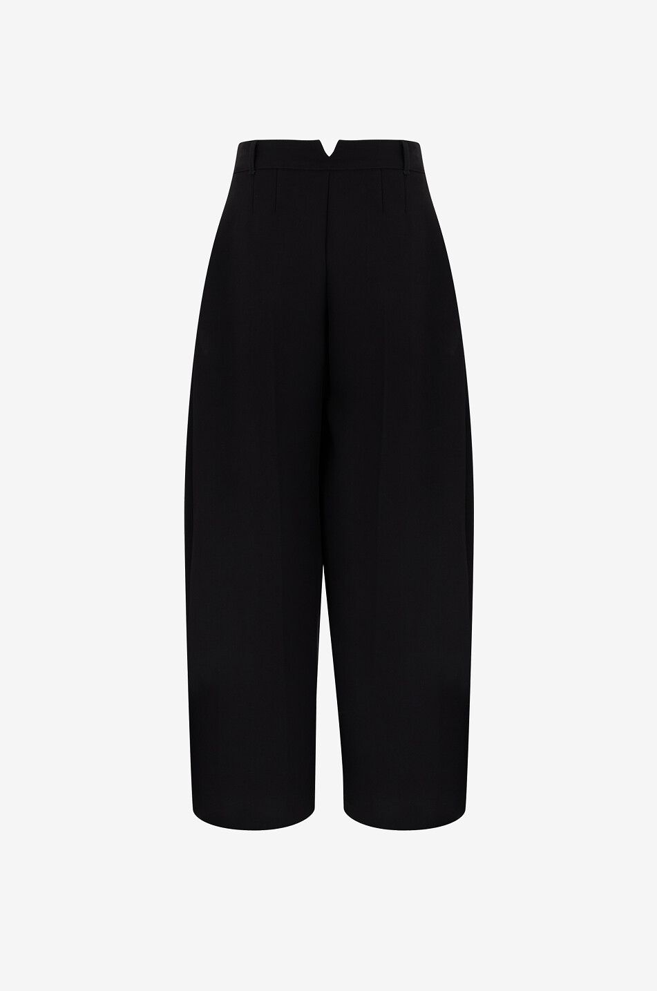 JACQUEMUS Abgerundete dicke Hose Le pantalon Ovalo Damen SCHWARZ 2