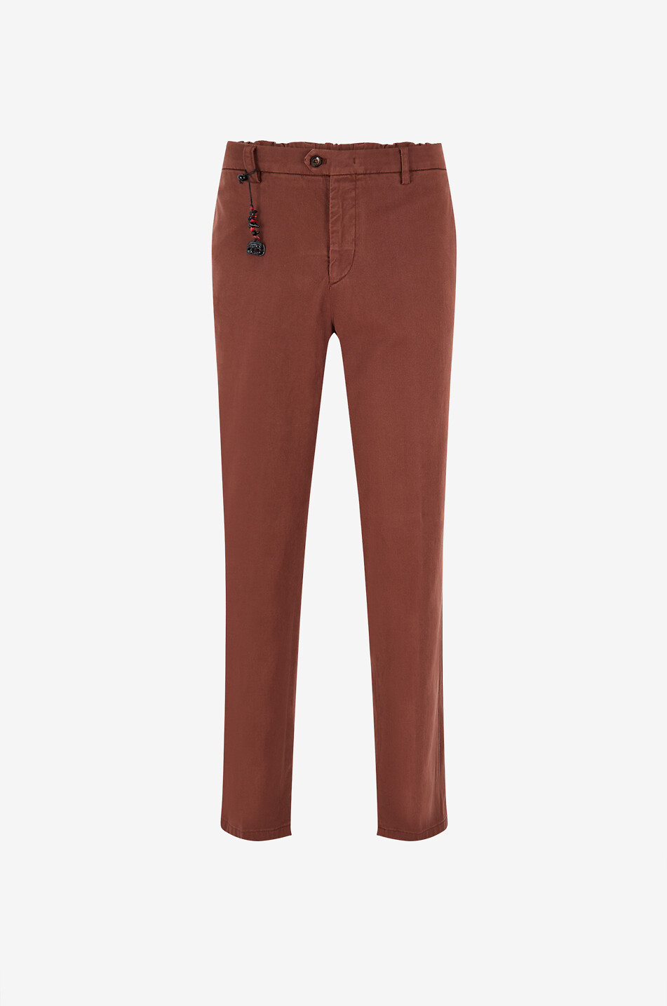 MARCO PESCAROLO Evo slim fit chino cotton trousers Men MEDIUM BROWN 1